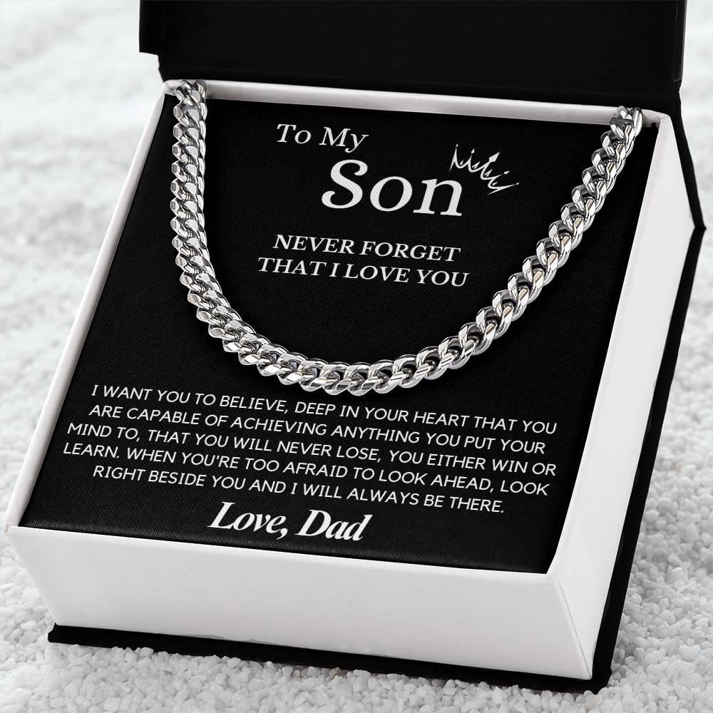 Never Forget - Christmas Gift For Son