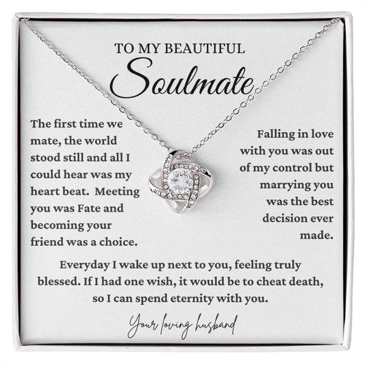 Necklace Gift For Her - Soulmate Gift