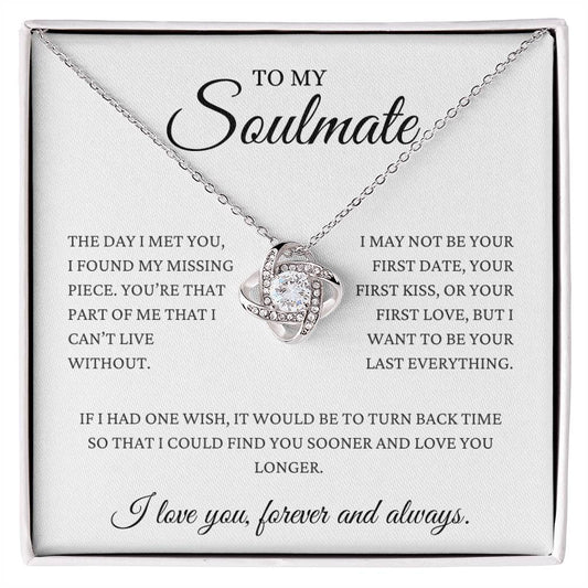 Forever Linked: Soulmate Necklace Gift