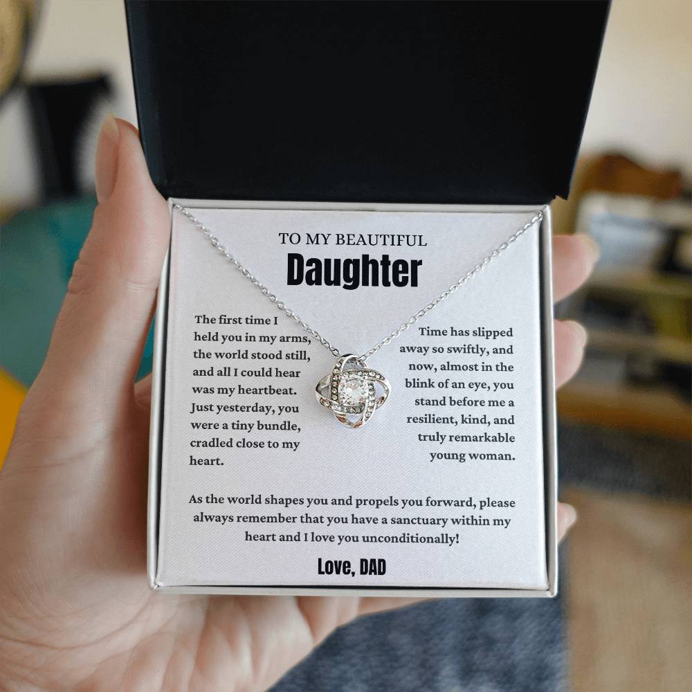 Dad Gift - Daughter Necklace