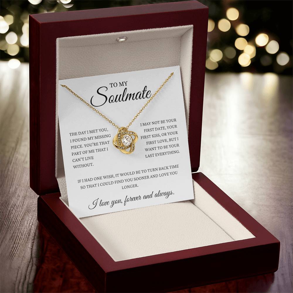 Forever Linked: Soulmate Necklace Gift