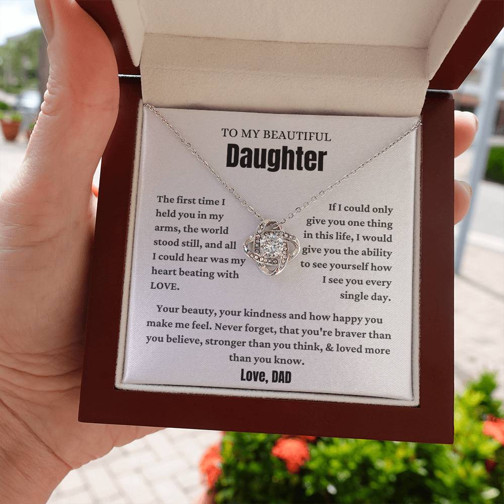 Daughter Necklace - Dad Gift