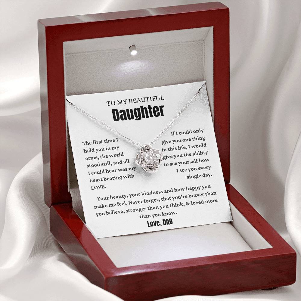 Daughter Necklace - Dad Gift