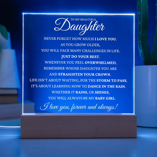 Gift To Daughter - Letter To Daughter