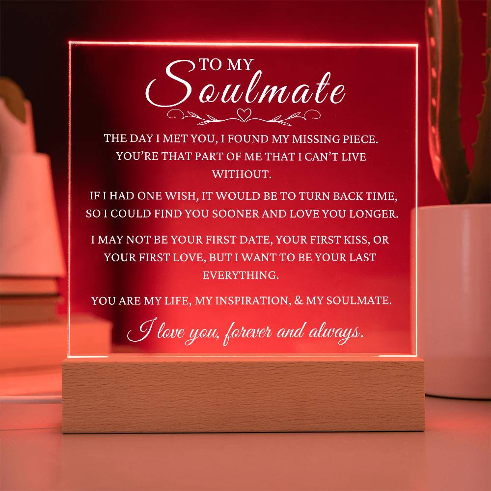 Heart Felt Gift To Soulmate